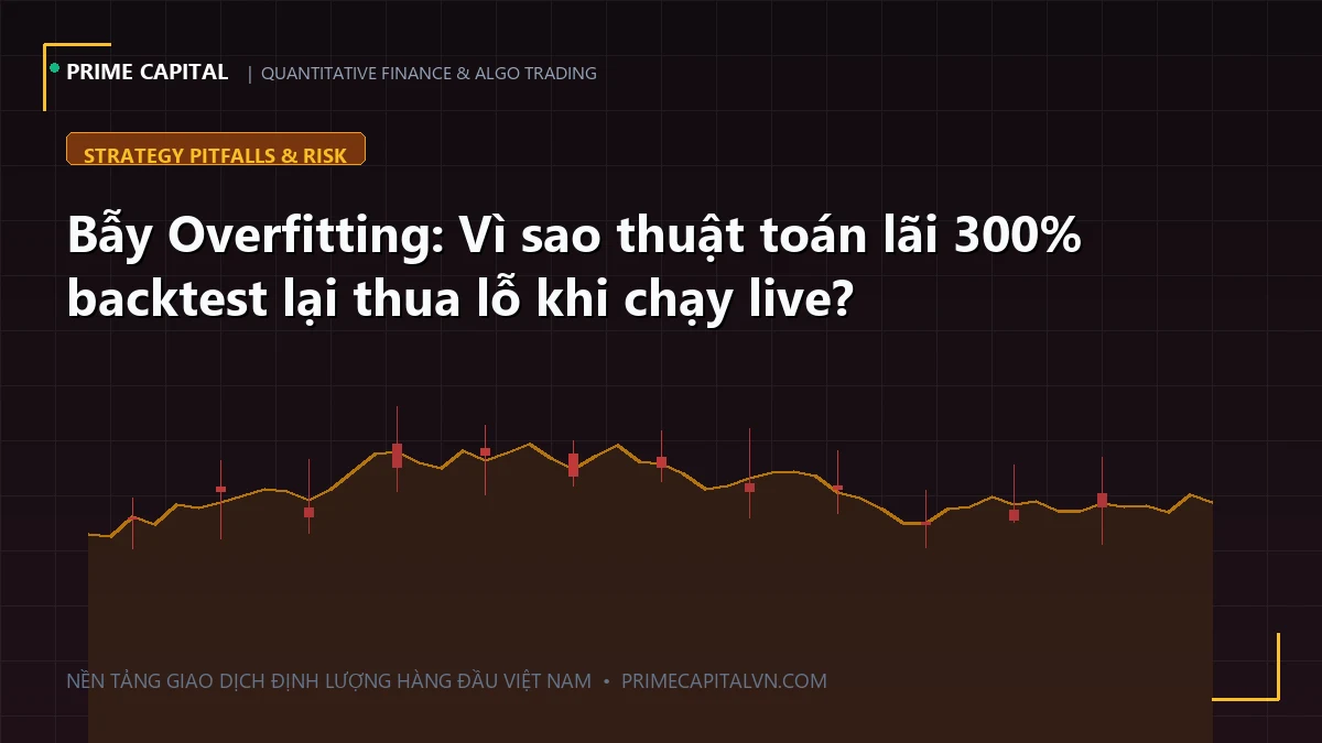 Bẫy Overfitting trong giao dịch định lượng: Vì sao thuật toán lãi 300% backtest lại thua lỗ khi chạy live?