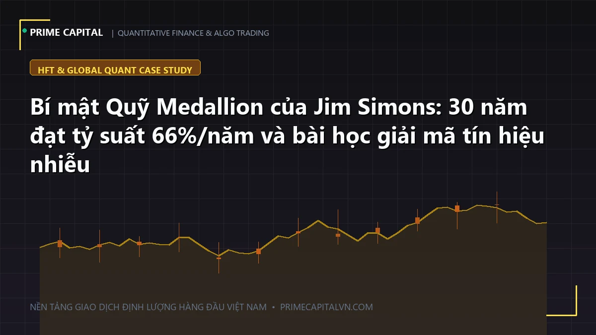 Bí mật Quỹ Medallion của Jim Simons: 30 năm đạt tỷ suất 66%/năm và bài học giải mã tín hiệu nhiễu