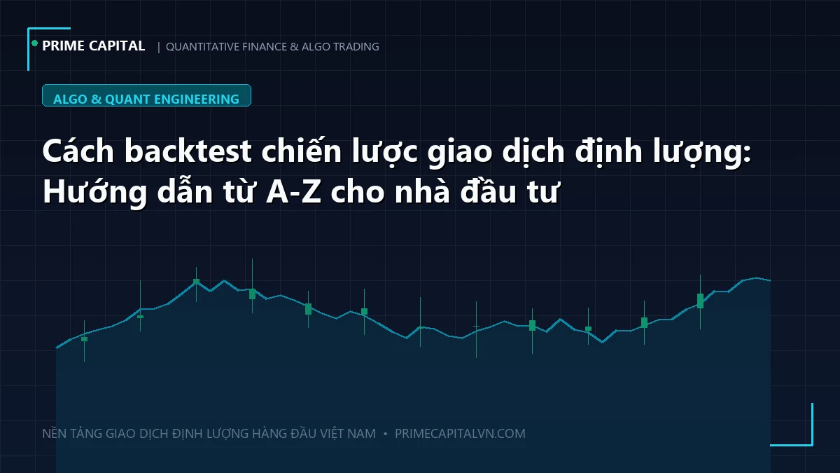 Cách backtest chiến lược giao dịch định lượng: Hướng dẫn từ A-Z cho nhà đầu tư
