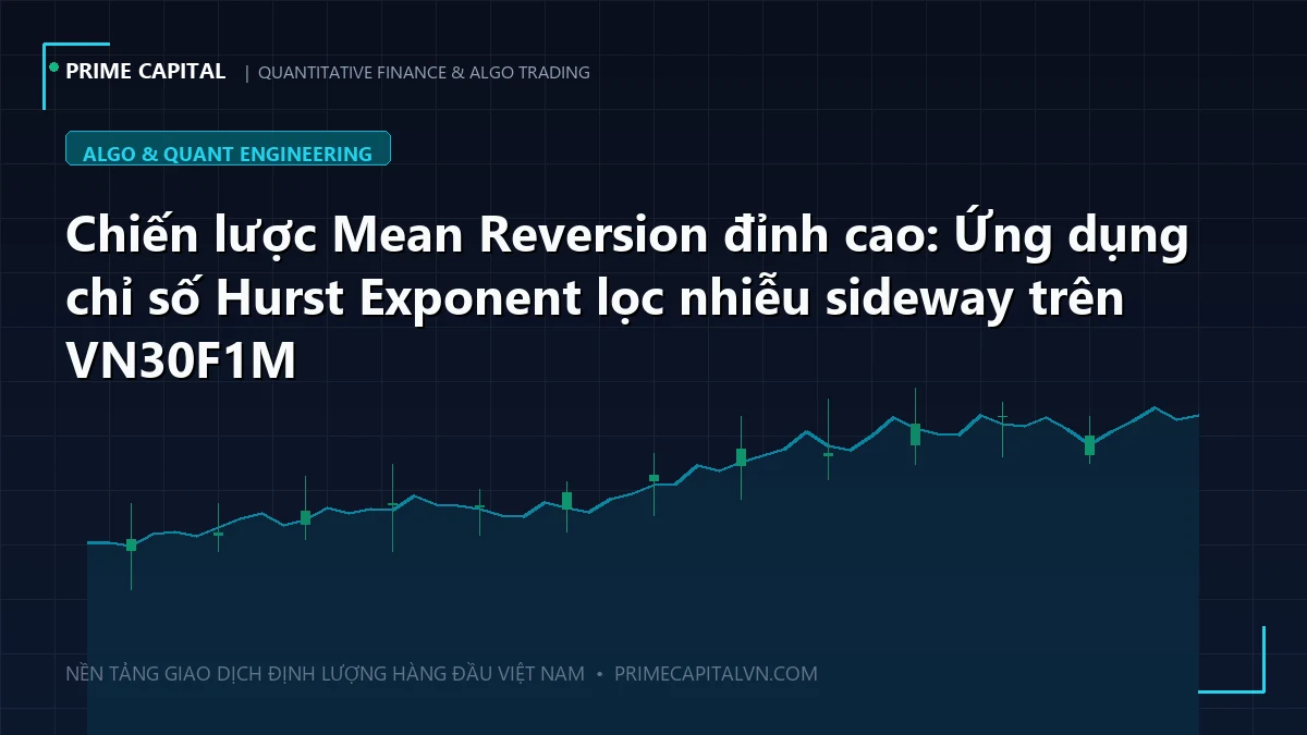 Chiến lược Mean Reversion đỉnh cao: Ứng dụng chỉ số Hurst Exponent lọc nhiễu sideway trên VN30F1M
